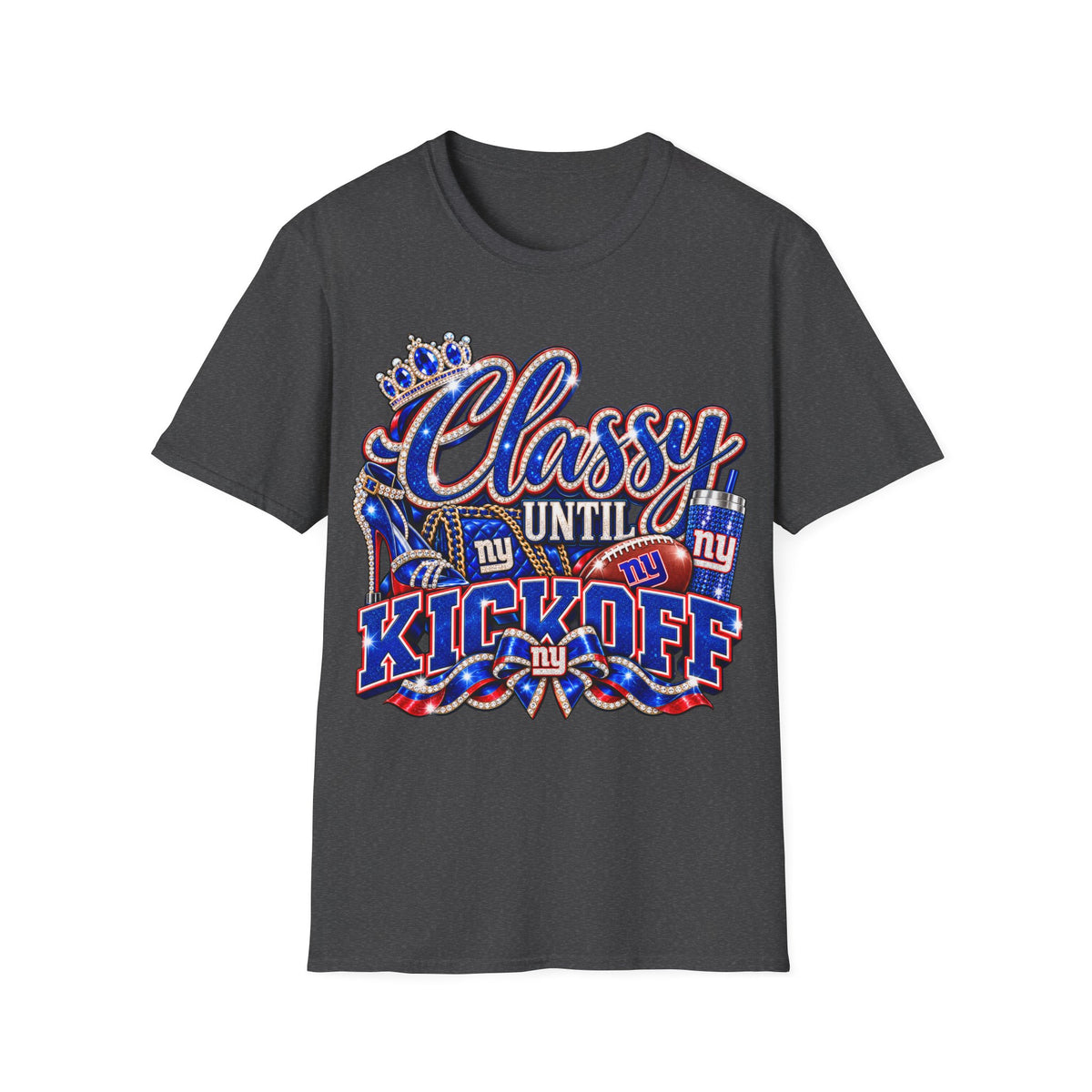 Classy until kickoff 2 Unisex Softstyle T-Shirt