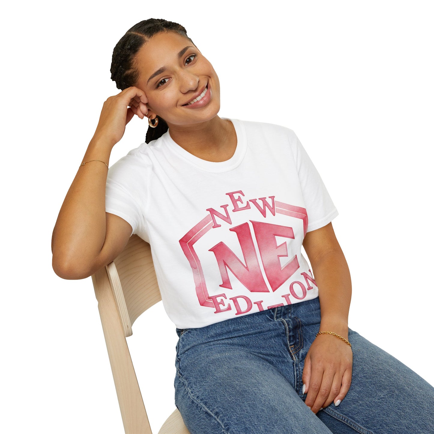 NE symbol Unisex Softstyle T-Shirt