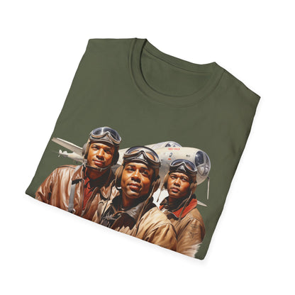 Tuskegee Airmen Unisex Softstyle T-Shirt - Celebrating History and Heritage