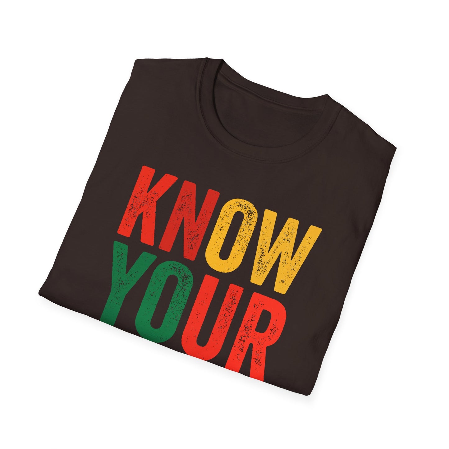 Know your own history Unisex Softstyle T-Shirt
