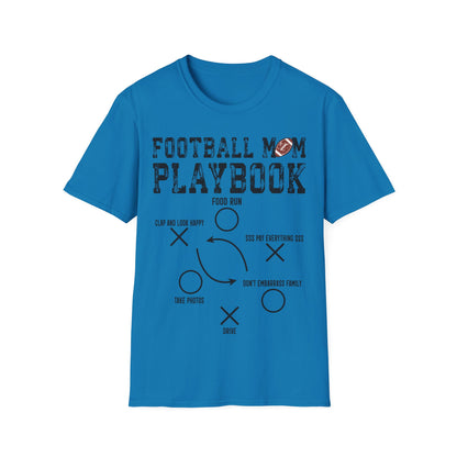 Football Mom Playbook Unisex Softstyle T-Shirt