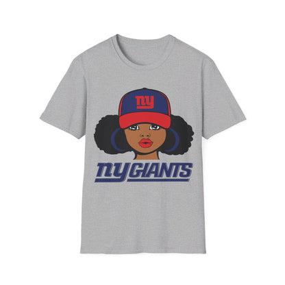 Girl with puffs Unisex Softstyle T-Shirt