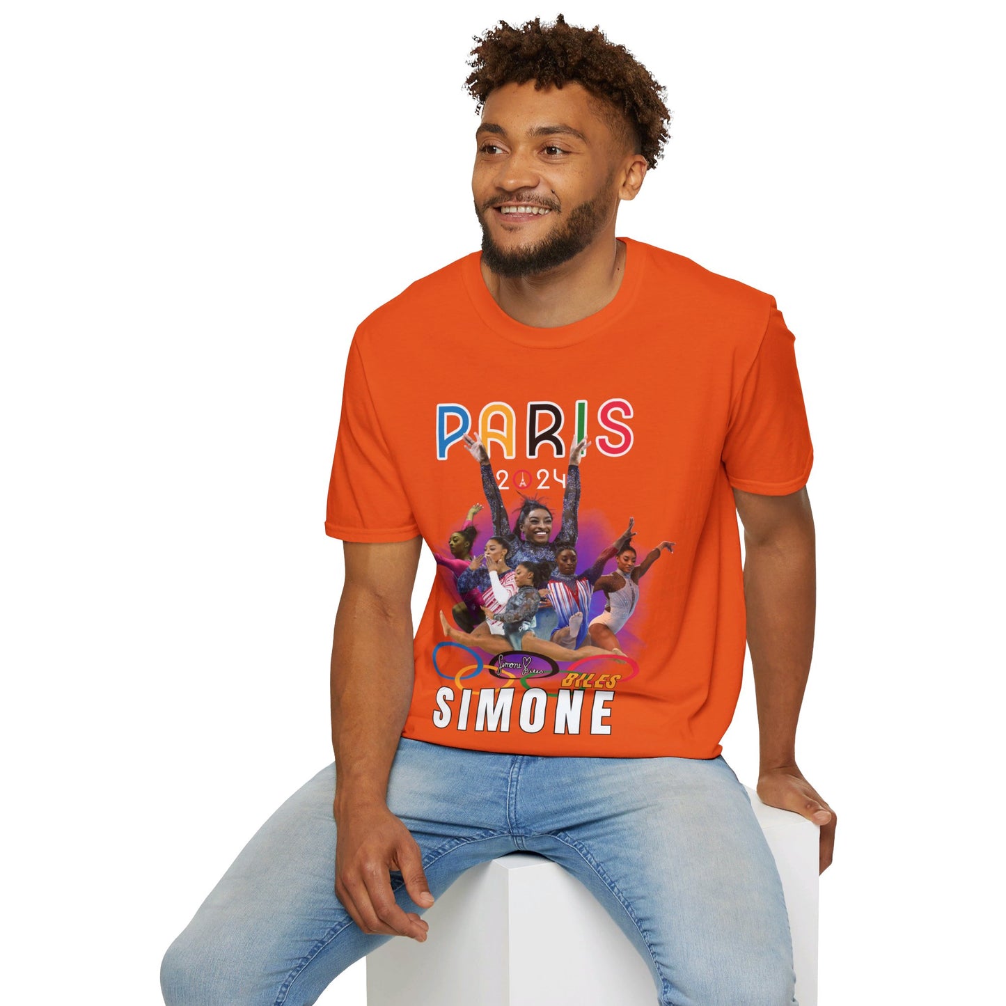 Simone collage Unisex Softstyle T-Shirt