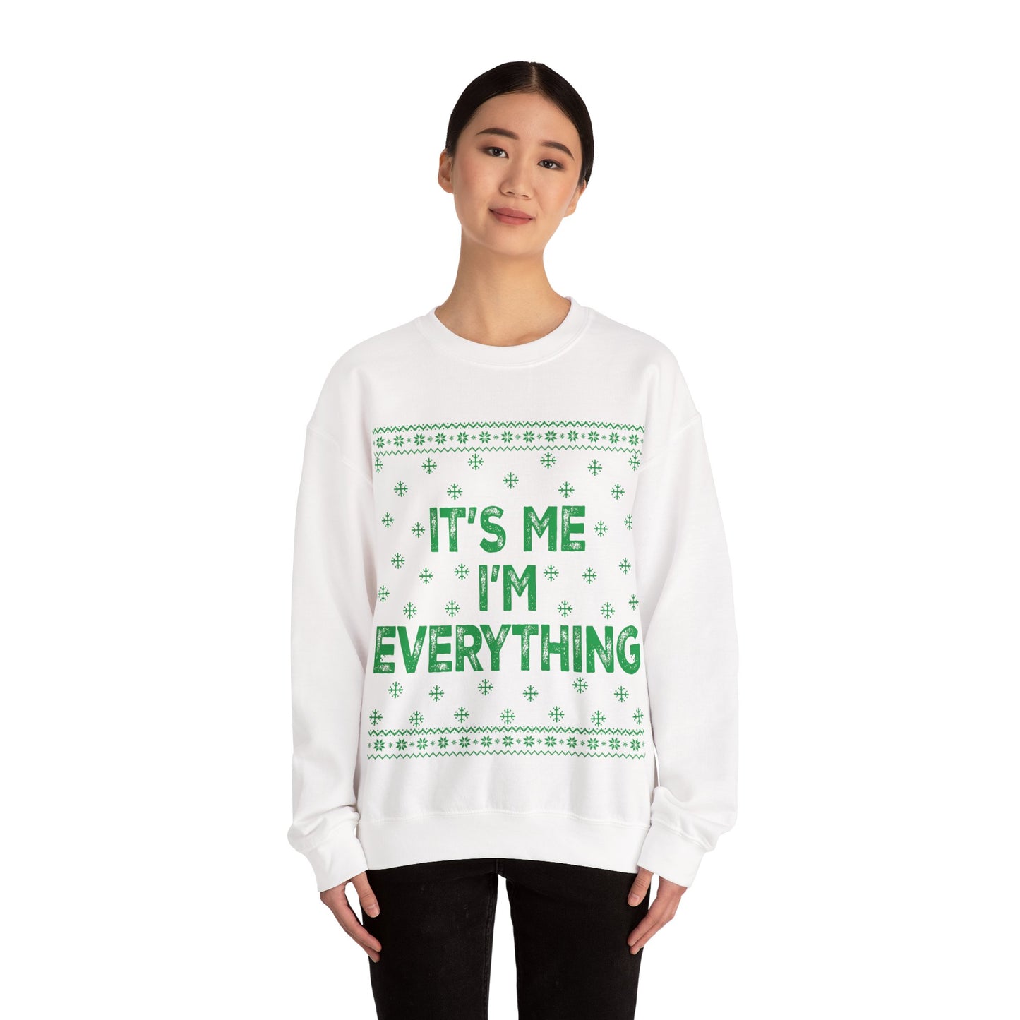 It's me, I'm everything green Unisex Heavy Blend™ Crewneck Sweatshirt