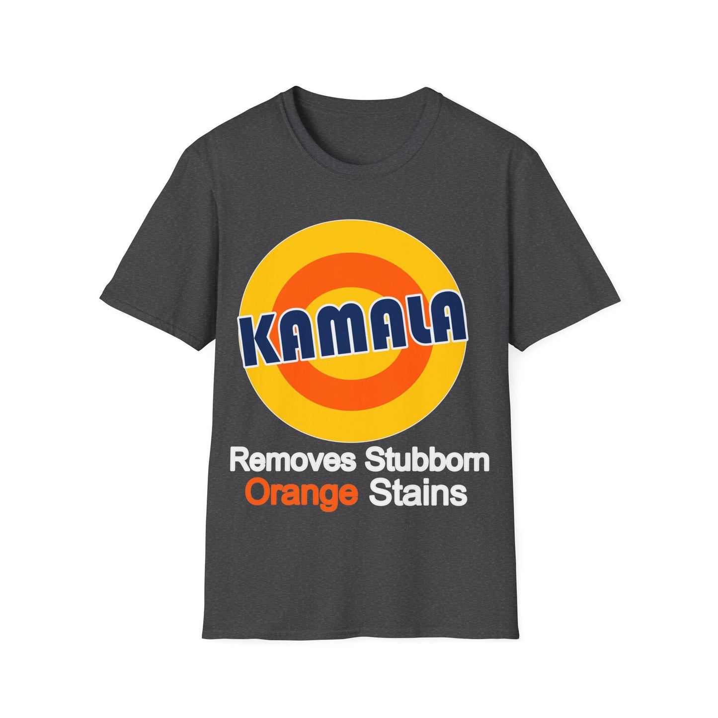 Kamala removes stubborn orange stains Unisex Softstyle T-Shirt