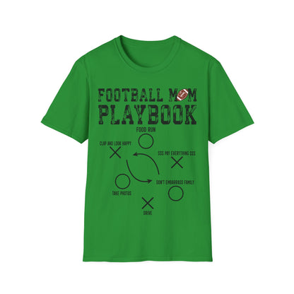 Football mom playbook Unisex Softstyle T-Shirt