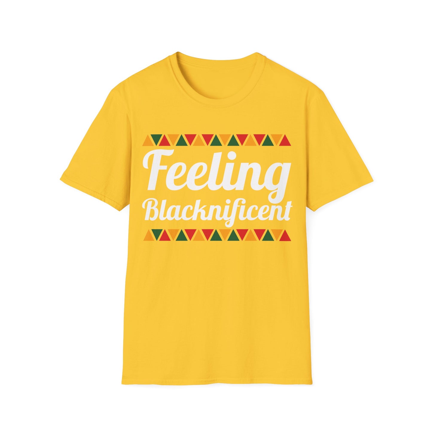 Feeling Blacknificent white Unisex Softstyle T-Shirt