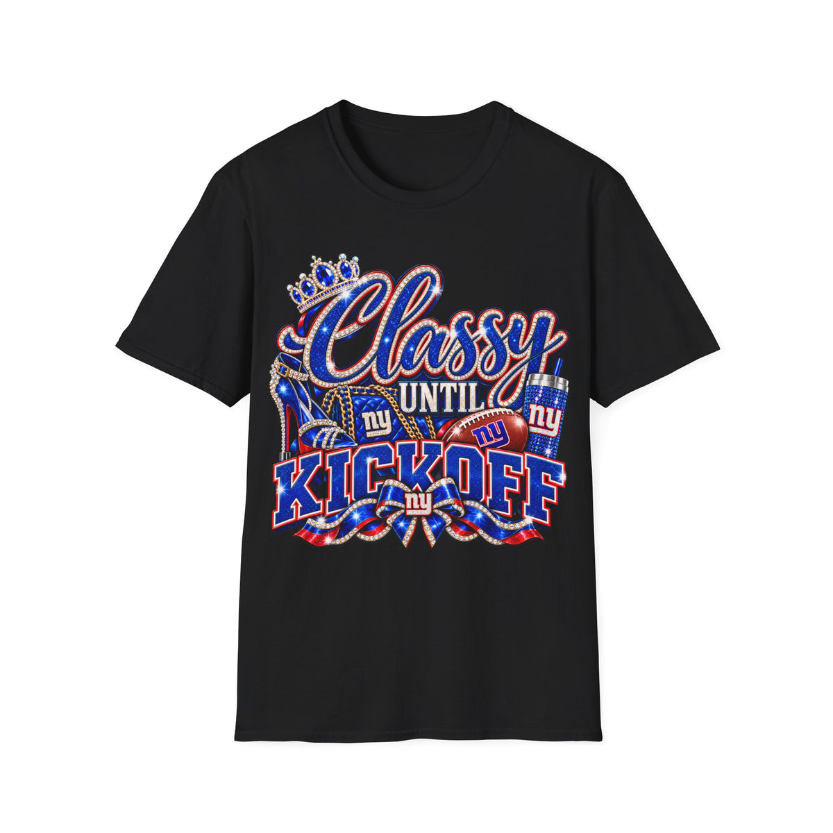 Classy until kickoff 2 Unisex Softstyle T-Shirt