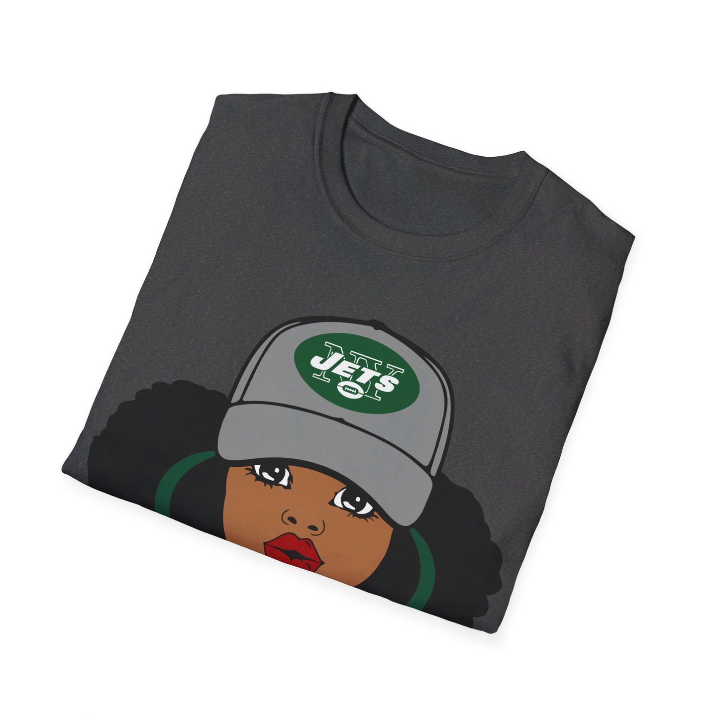 Puff woman nyj Unisex Softstyle T-Shirt