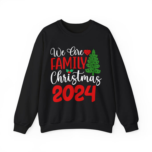 We are Family Christmas 2024 Unisex Heavy Blend™ Crewneck Sweatshirt