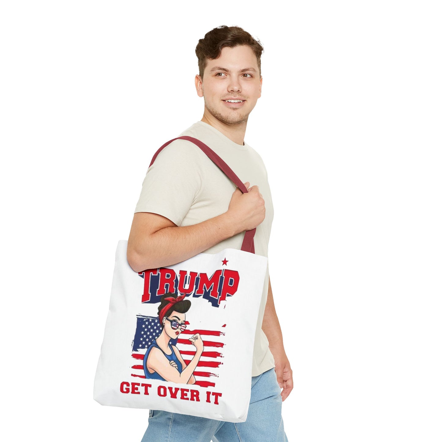 Trump get over it Tote Bag (AOP)