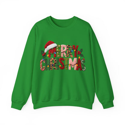 Merry Christmas, yarn Unisex Heavy Blend™ Crewneck Sweatshirt