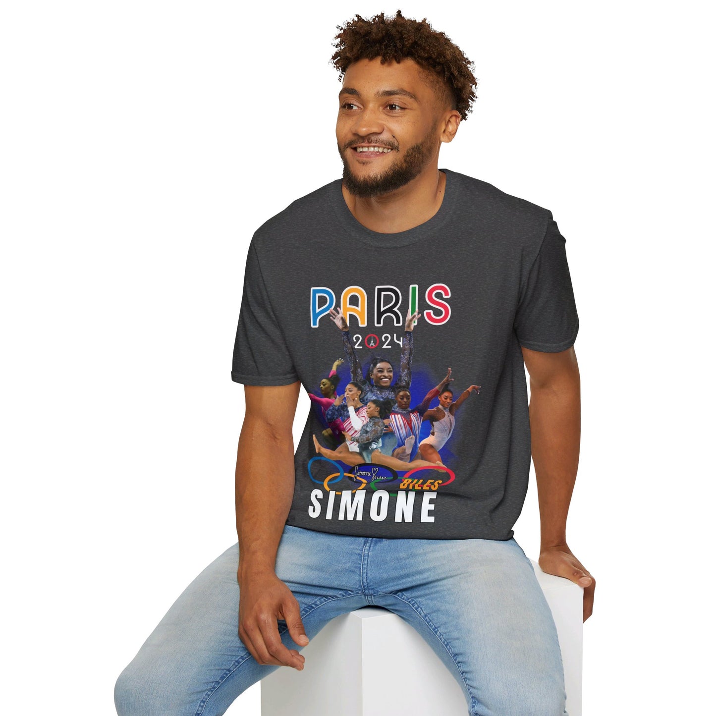 Simone collage Unisex Softstyle T-Shirt