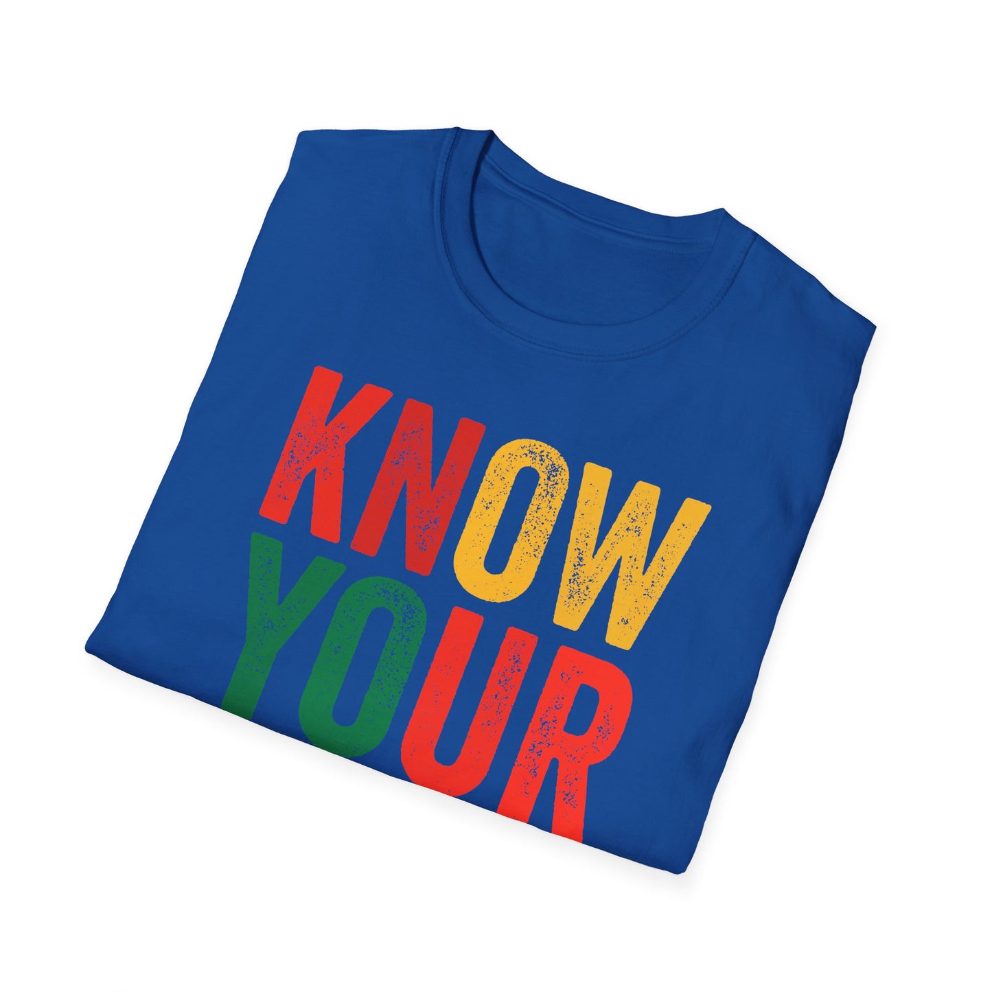 Know your own history Unisex Softstyle T-Shirt