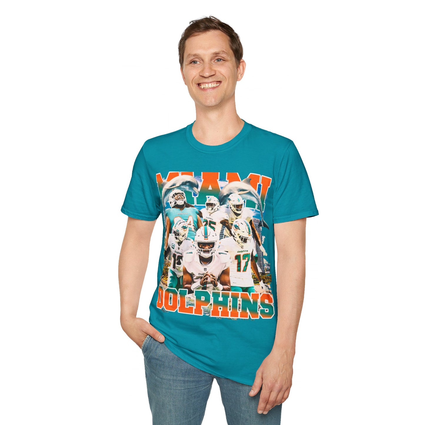 Miami collage Unisex Softstyle T-Shirt