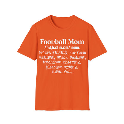Football Mom Definition Unisex Softstyle T-Shirt