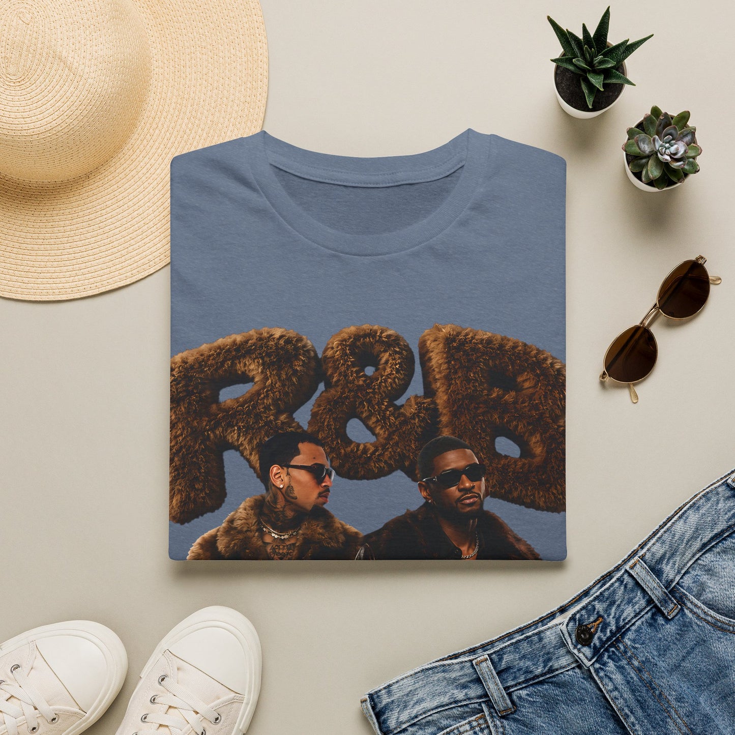 Chris & Usher furry Unisex Softstyle T-Shirt