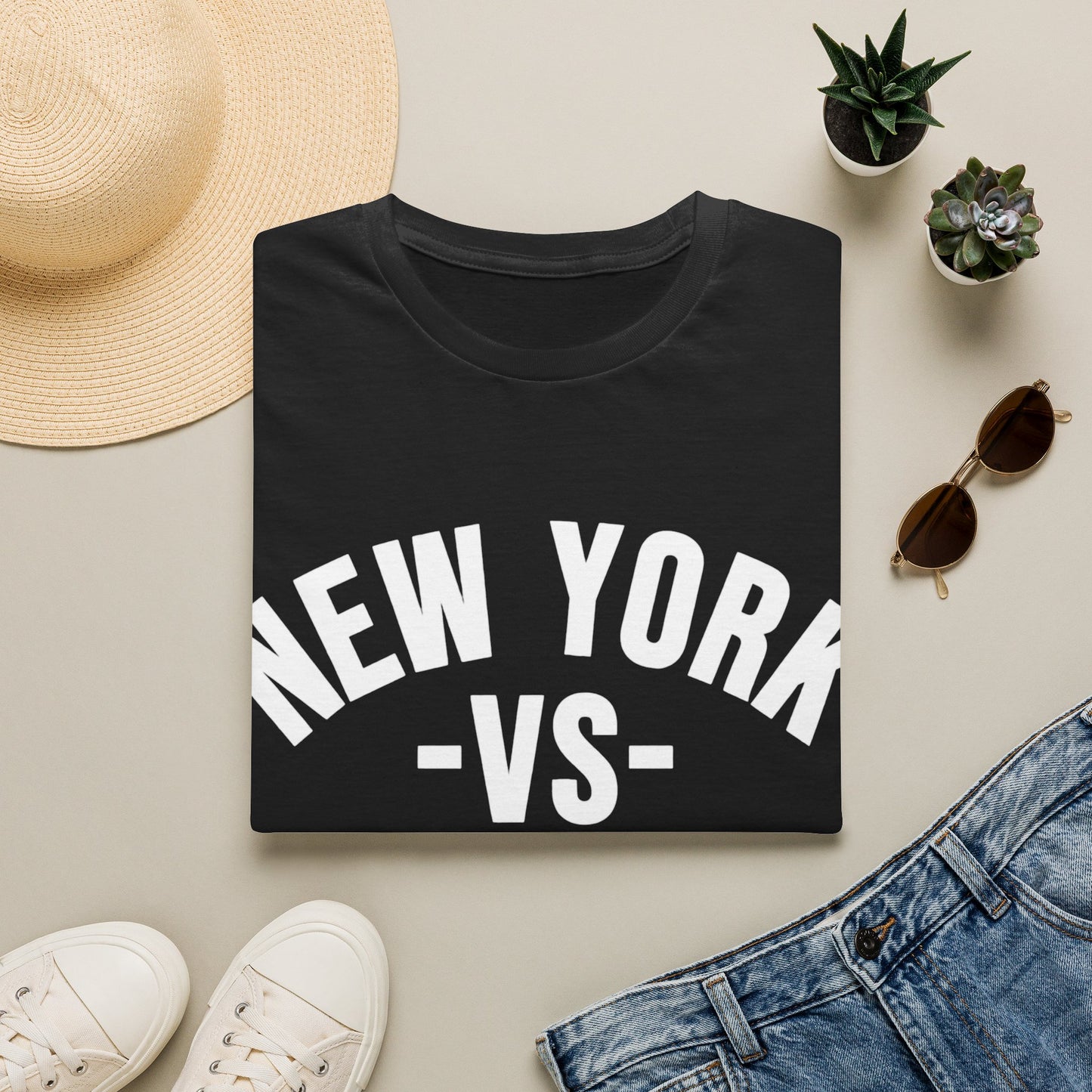 New York vs Everybody 2 Unisex Softstyle T-Shirt