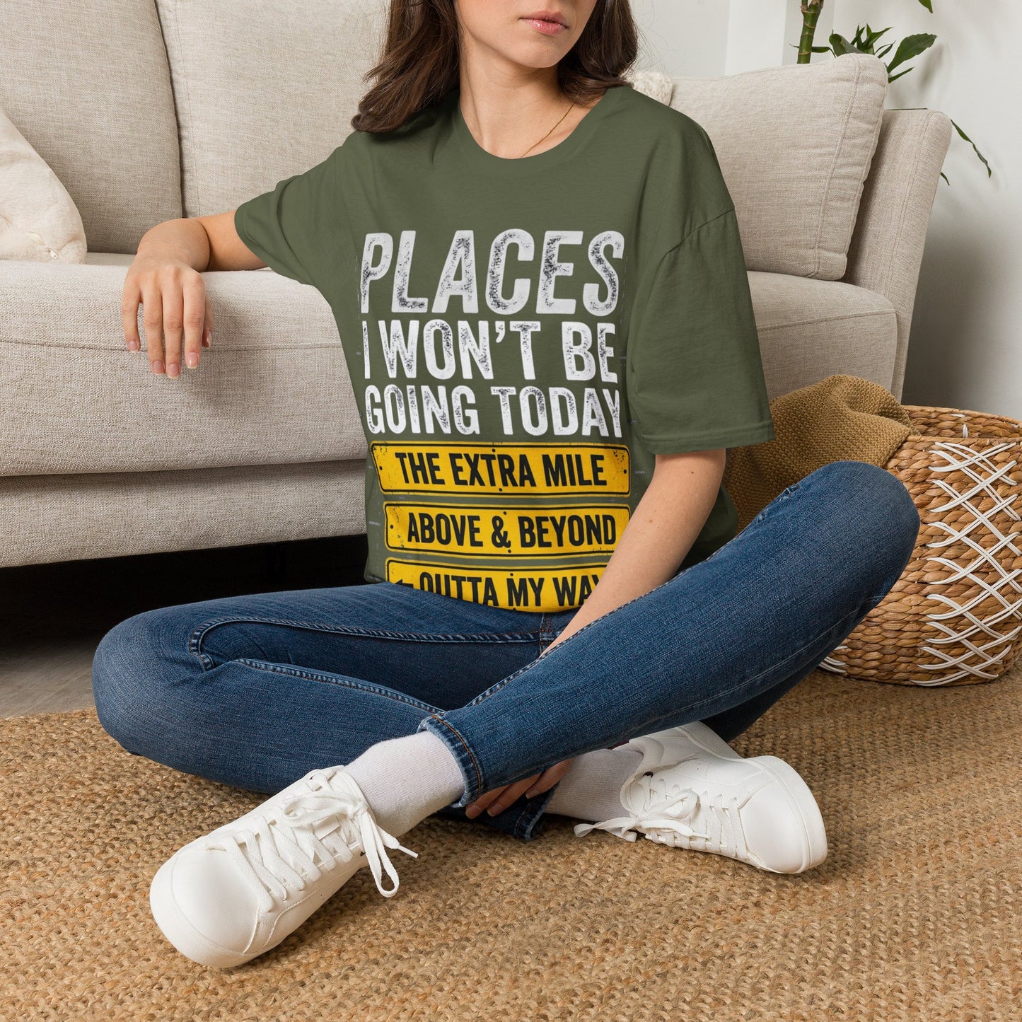 Places I won't be going Unisex Softstyle T-Shirt