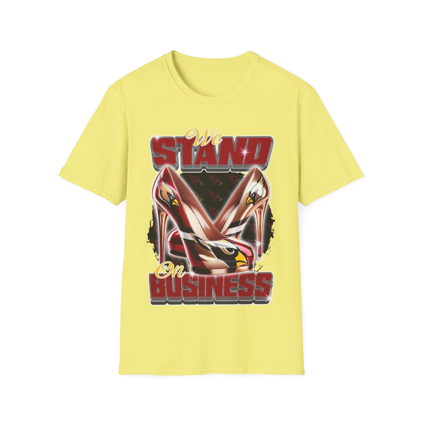 Stand on Business card Unisex Softstyle T-Shirt