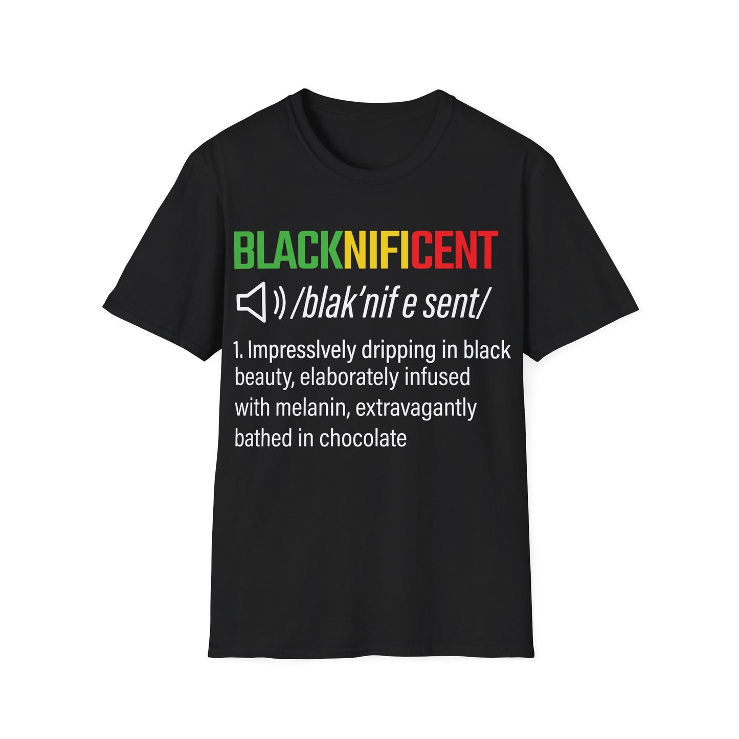 Blacknificent Unisex Softstyle T-Shirt