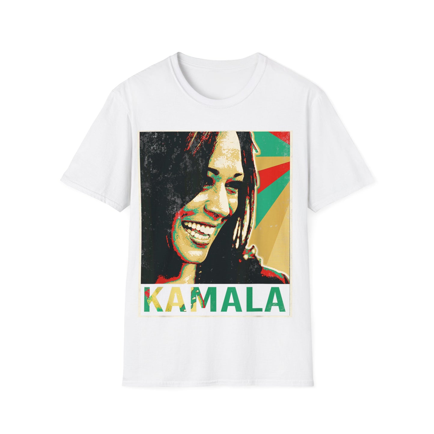 Kamala portrait Unisex Softstyle T-Shirt