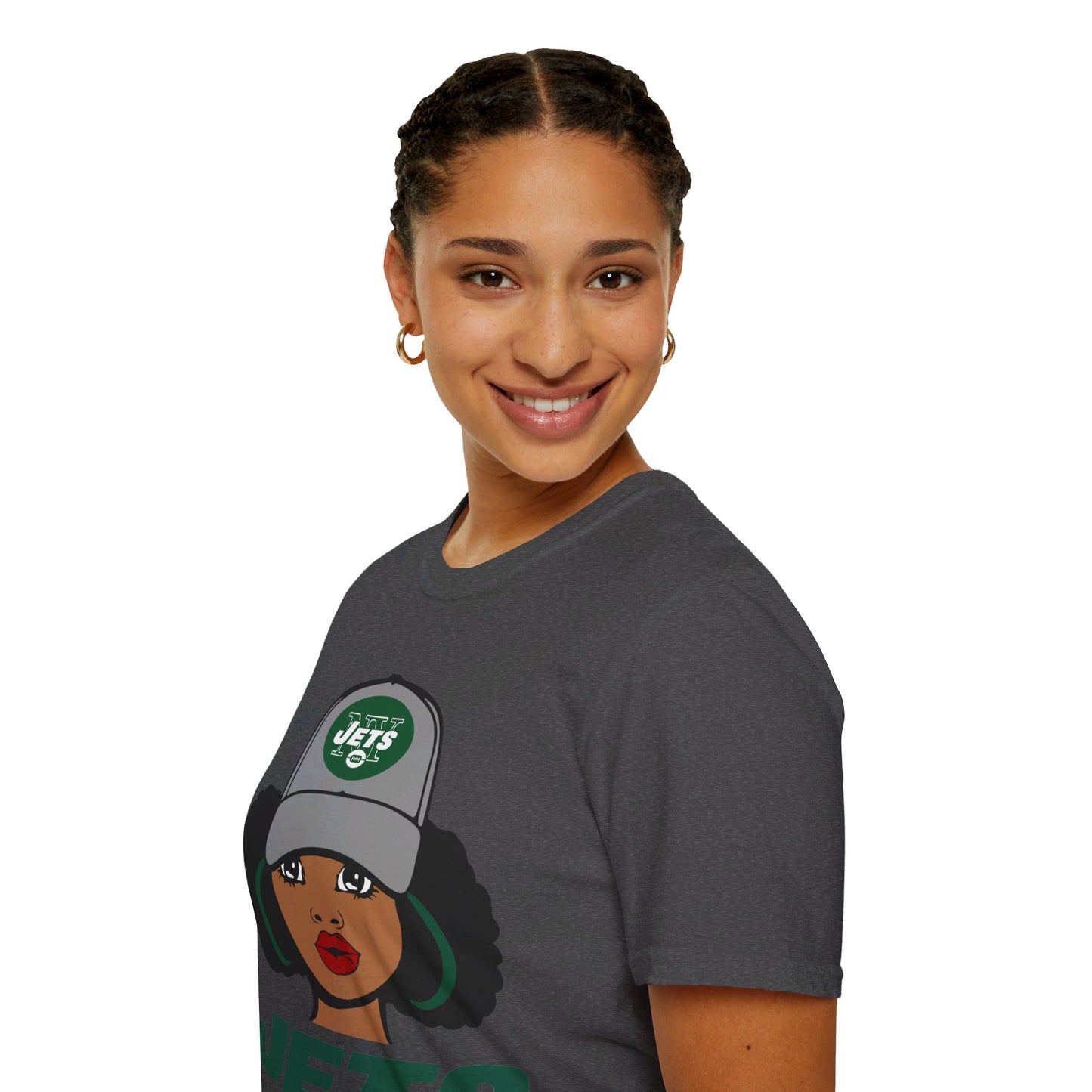 Puff woman nyj Unisex Softstyle T-Shirt