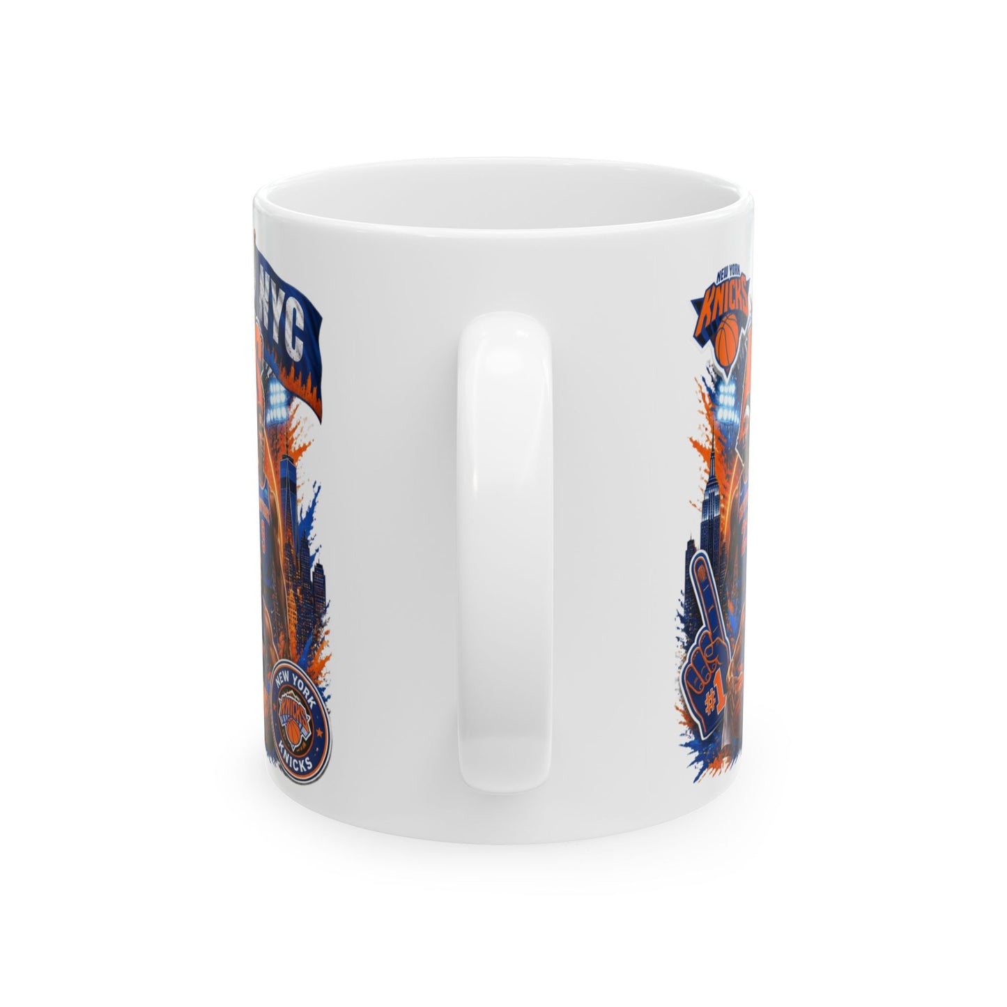 Let's go Knicks Ceramic Mug, (11oz, 15oz)