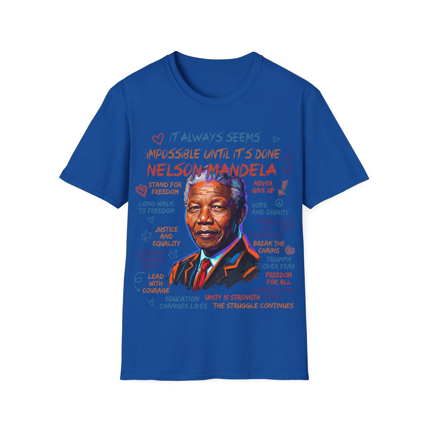 Nelson Mandela Unisex Softstyle T-Shirt