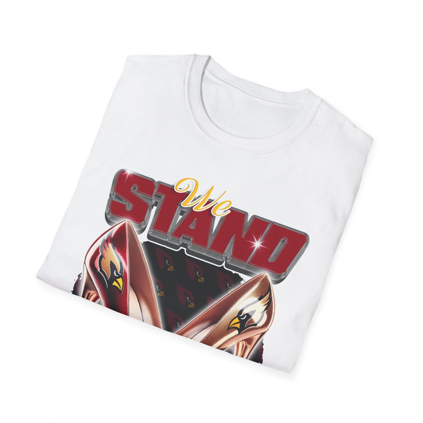 Stand on Business card Unisex Softstyle T-Shirt