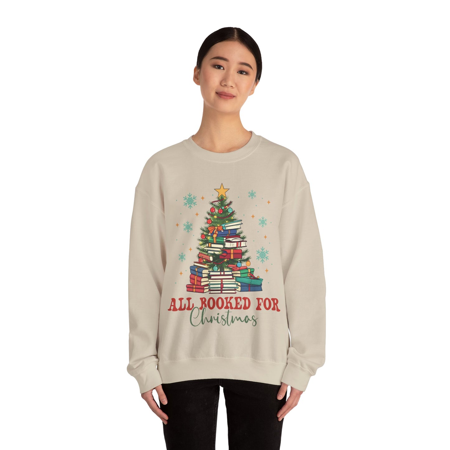 All booked for Christmas Unisex Heavy Blend™ Crewneck Sweatshirt