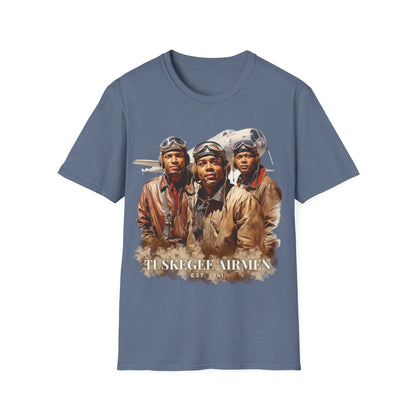 Tuskegee Airmen Unisex Softstyle T-Shirt - Celebrating History and Heritage