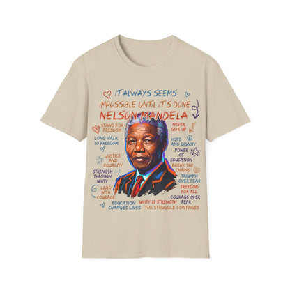 Nelson Mandela Unisex Softstyle T-Shirt