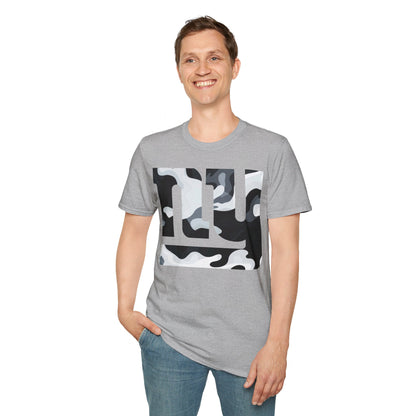 black camo Unisex Softstyle T-Shirt
