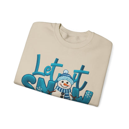 Let it Snow Unisex Heavy Blend™ Crewneck Sweatshirt