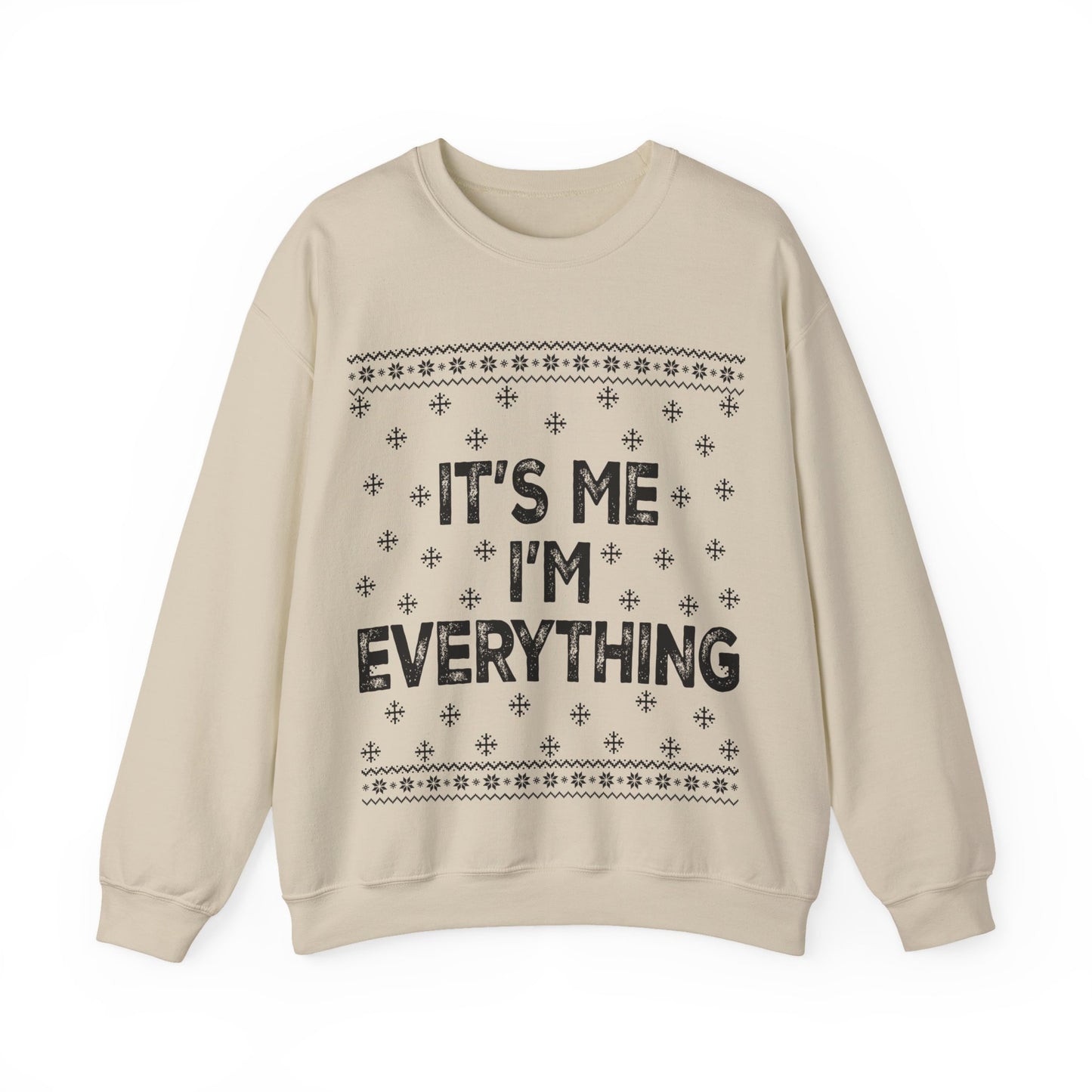 It's me I'm everything black Unisex Heavy Blend™ Crewneck Sweatshirt