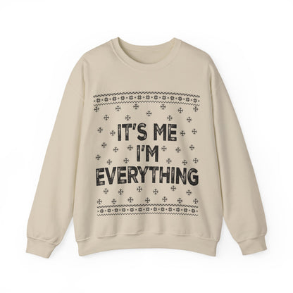 It's me I'm everything black Unisex Heavy Blend™ Crewneck Sweatshirt