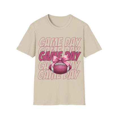 Game day, pink Unisex Softstyle T-Shirt