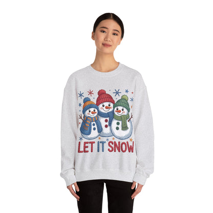 Let it Snow Unisex Heavy Blend™ Crewneck Sweatshirt