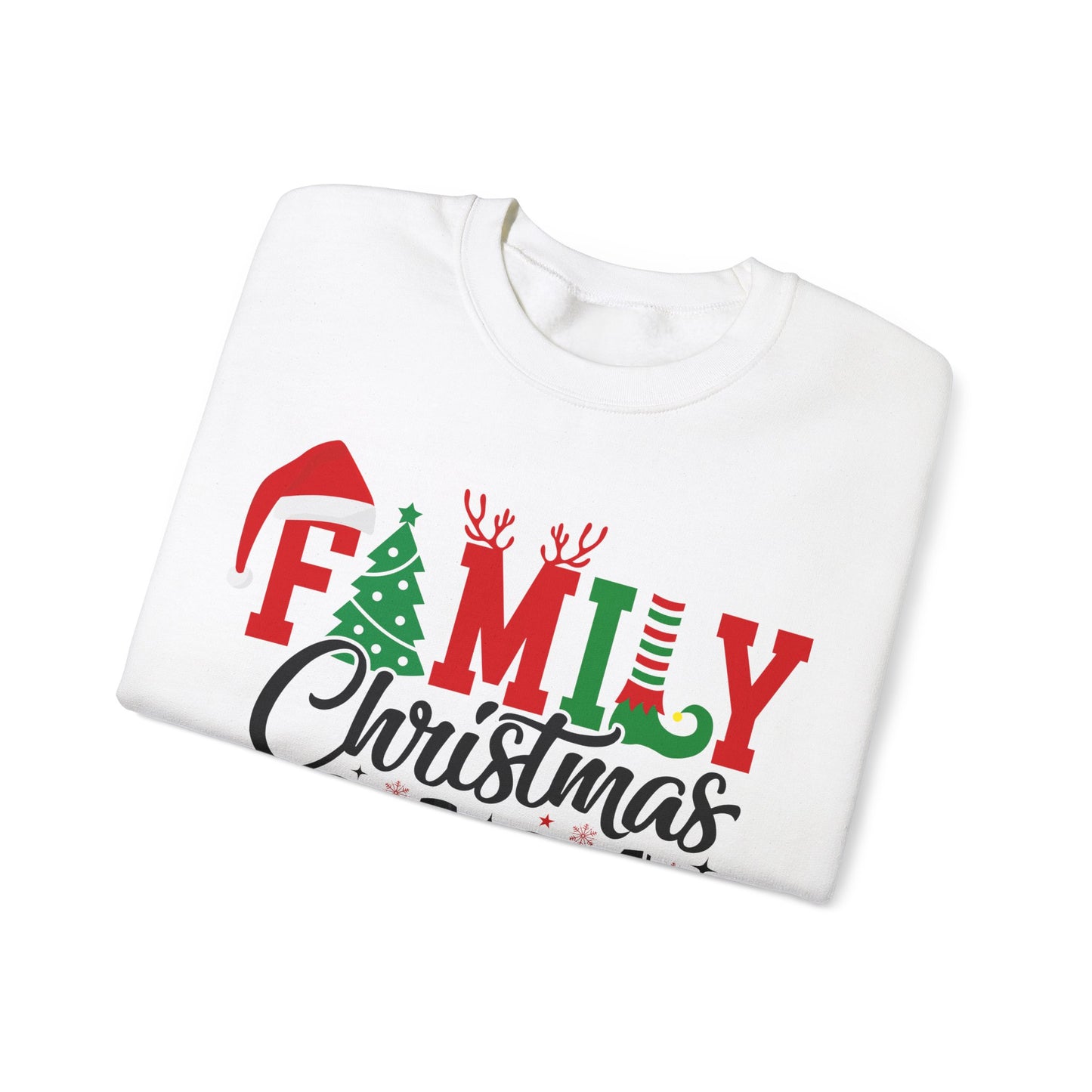 Family Christmas 2024 Unisex Heavy Blend™ Crewneck Sweatshirt