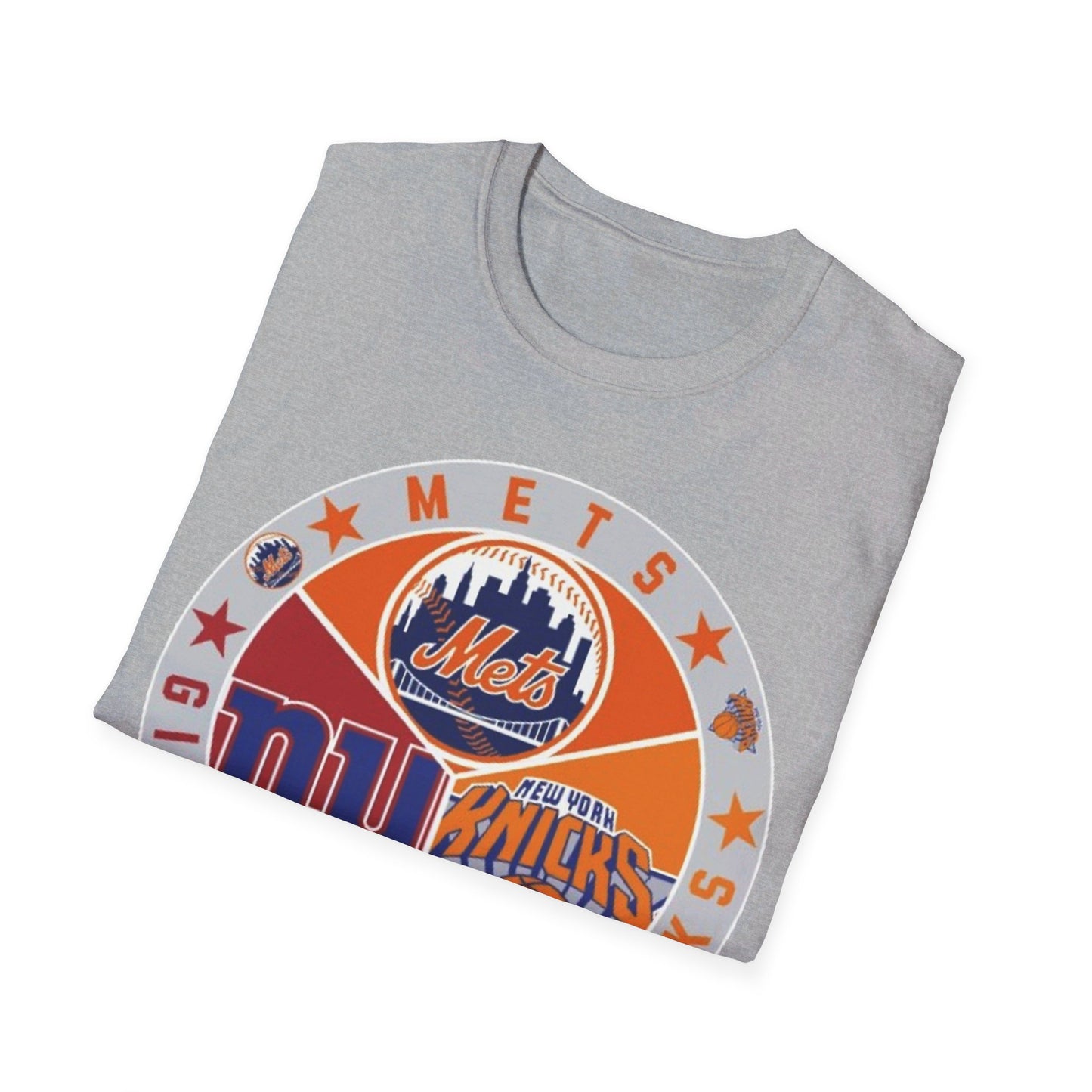 NY sports teams nyg nym nyk Unisex Softstyle T-Shirt