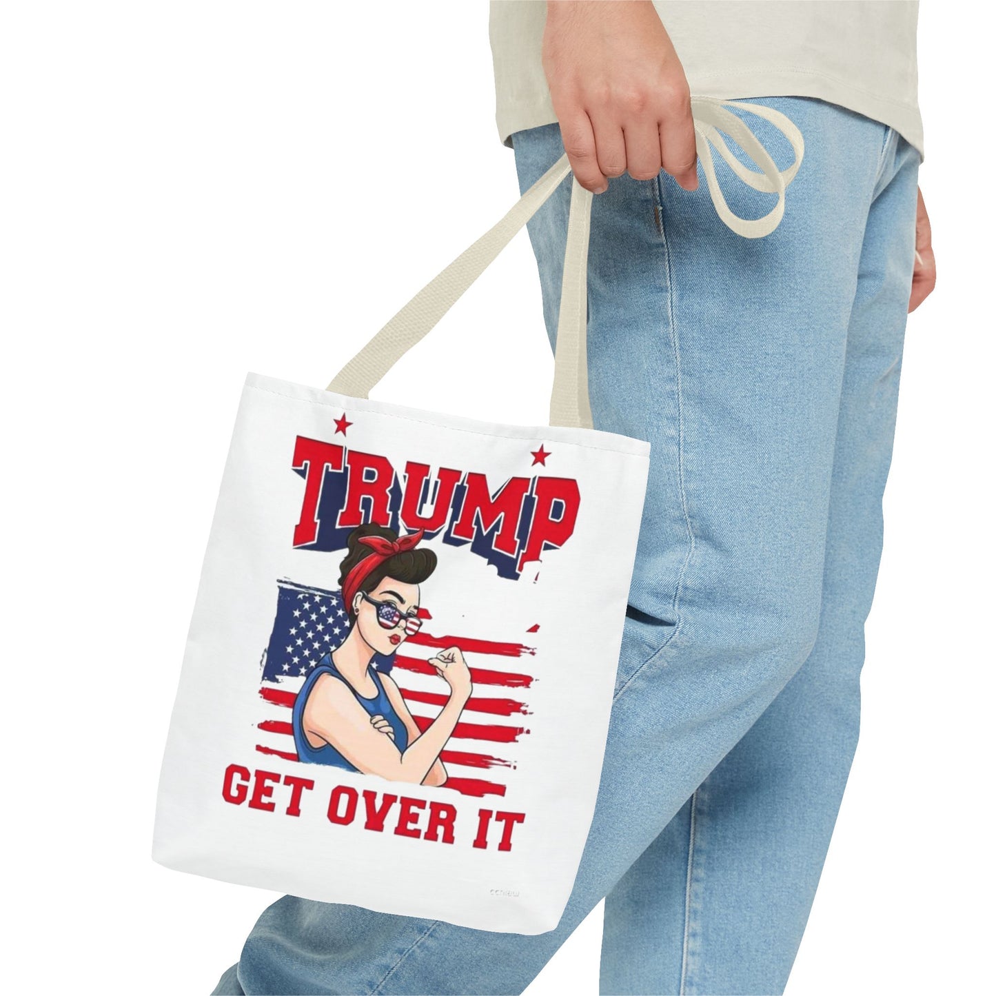 Trump get over it Tote Bag (AOP)