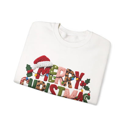 Merry Christmas, yarn Unisex Heavy Blend™ Crewneck Sweatshirt