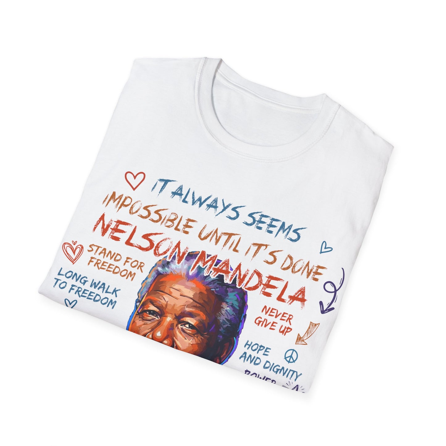 Nelson Mandela Unisex Softstyle T-Shirt