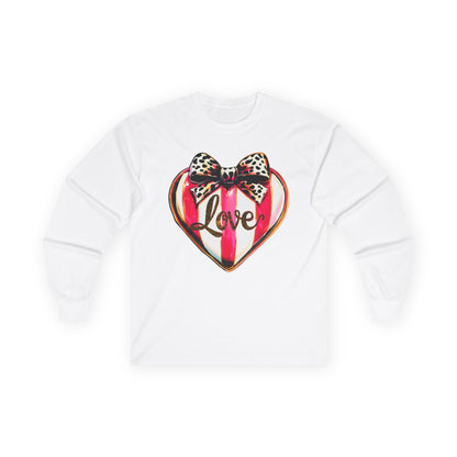Love/heart Unisex Ultra Cotton Long Sleeve Tee