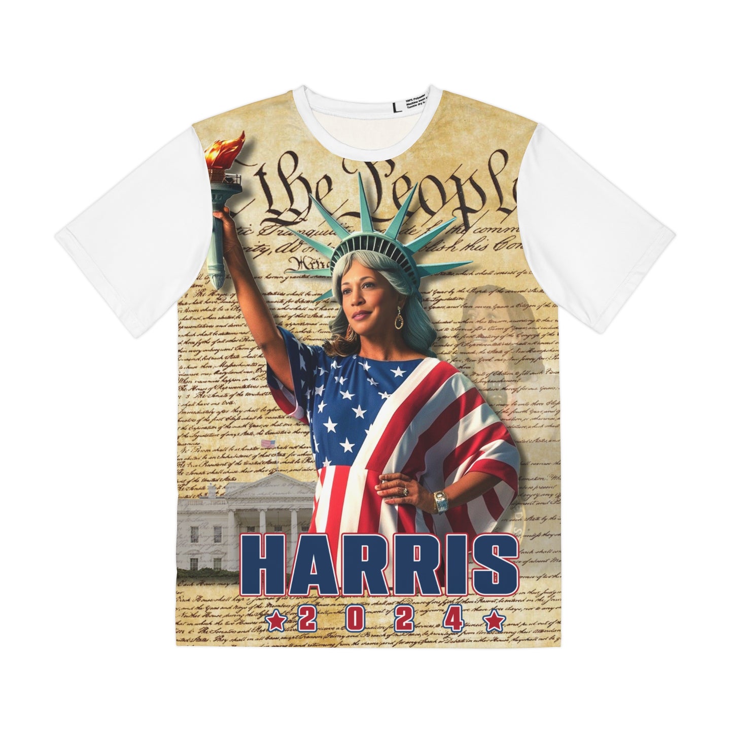 HK Liberty Men's Polyester Tee (AOP)