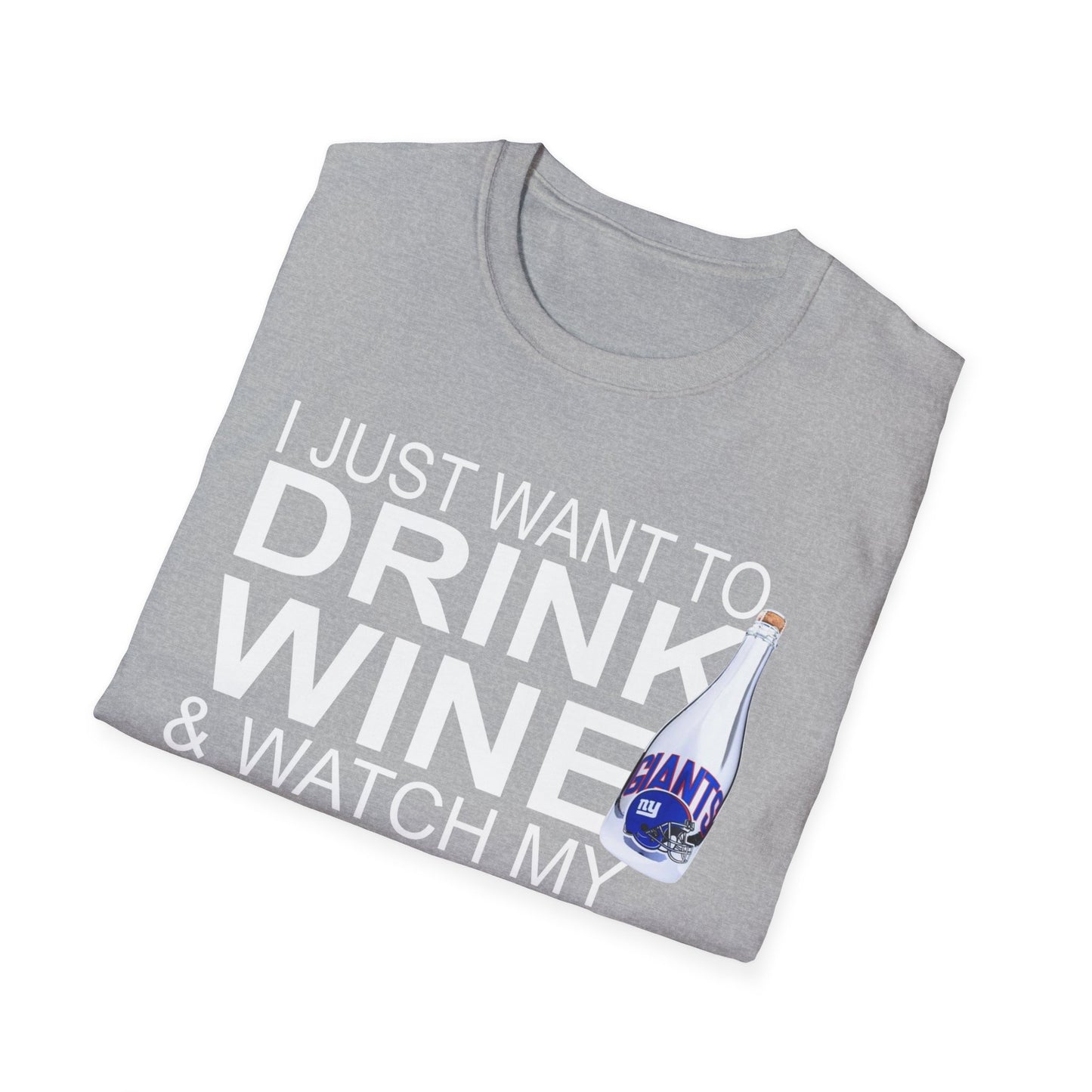 Drink wine ny Unisex Softstyle T-Shirt