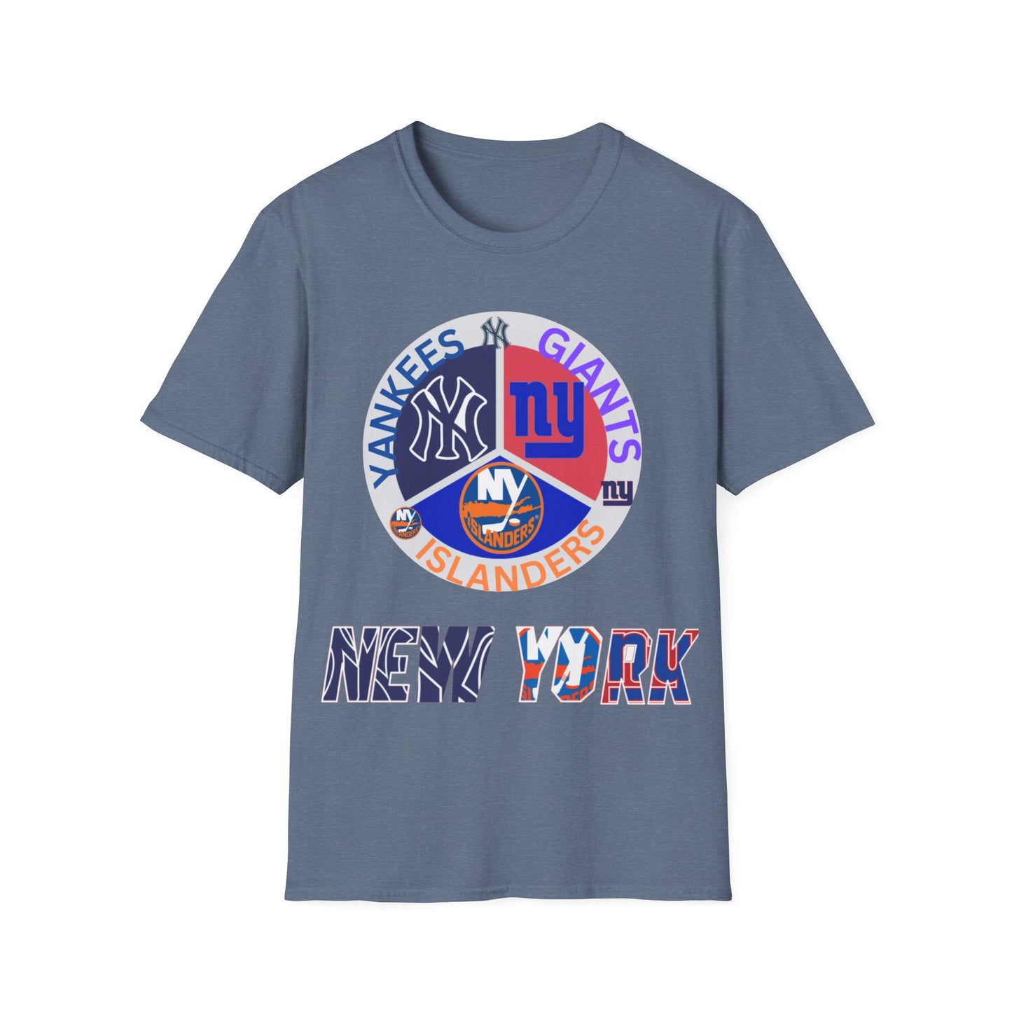 NY sports teams nyy nyi nyg Unisex Softstyle T-Shirt
