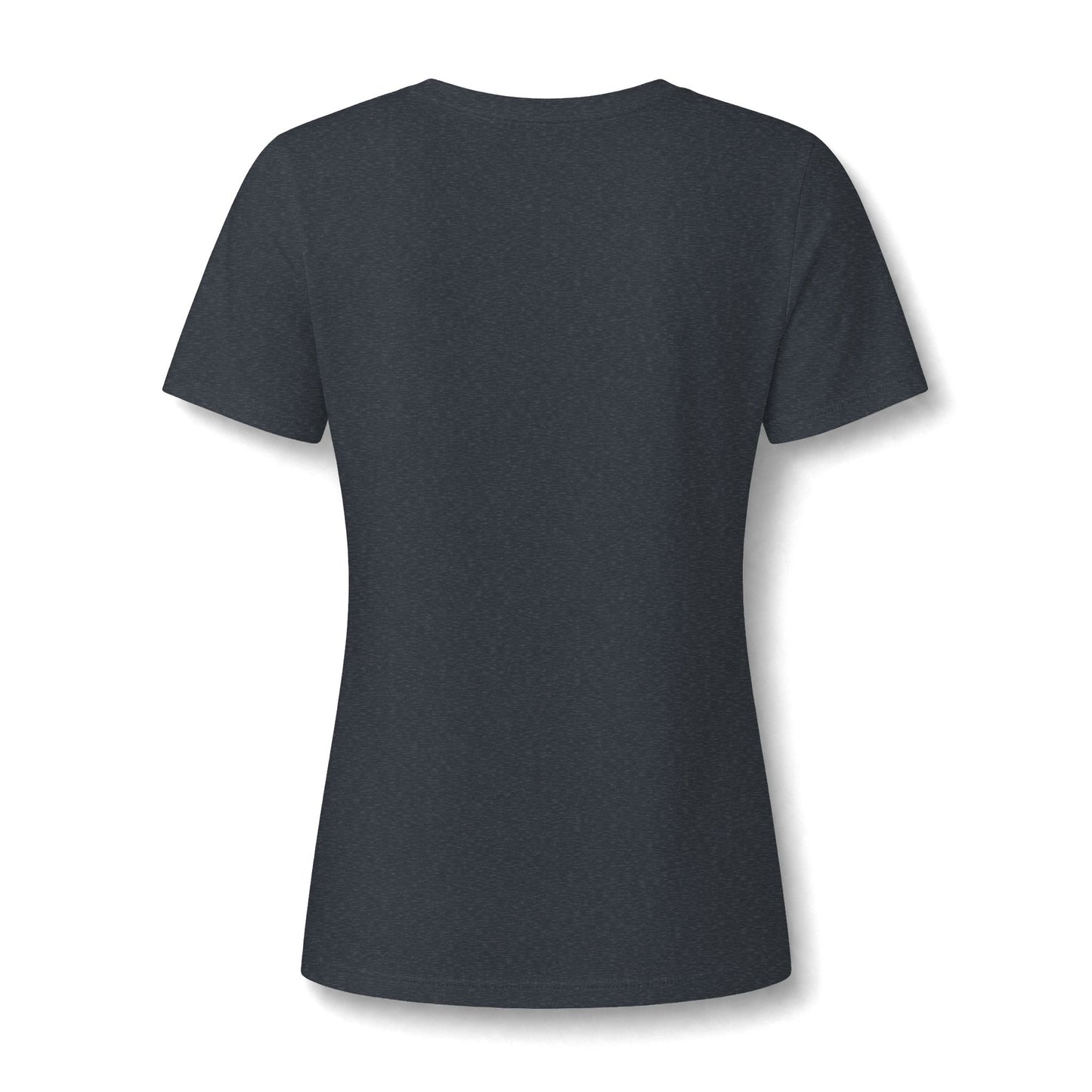 Lisa Women's Relaxed Heather CVC V-Neck Tee