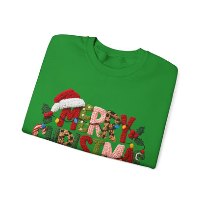 Merry Christmas, yarn Unisex Heavy Blend™ Crewneck Sweatshirt